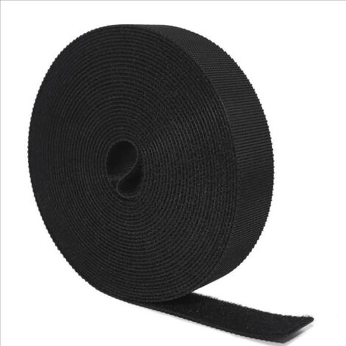 5M×20MM Attache Cable Réutilisables Nylon Bande Scratch Serre Cable Noir Sangle Velo Rouleau Scratch Pour Rangement Cable 5M×20MM Attache Cable Réutilisables Nylon Bande Scratch Serre Cable Noir Sangle Velo Rouleau Scratch Pour Rangement Cable