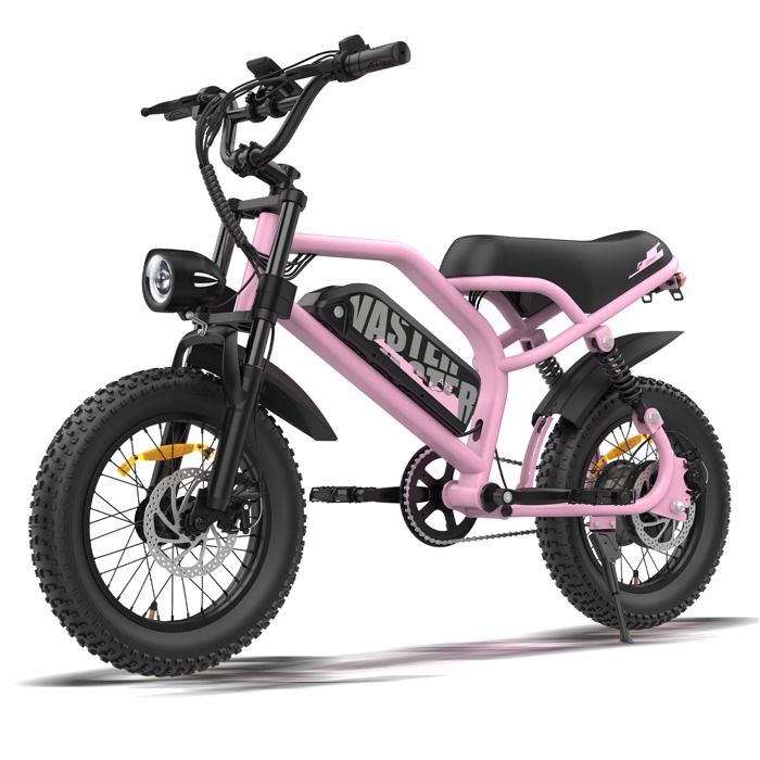 AVDLEU A13+ Vélo électrique tout-terrain pour jeunes 16 pouces batterie amovible 36 V 12 8 Ah moteur moyeu arrière 250 W