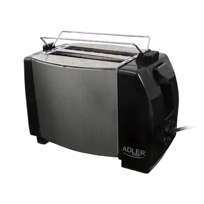 TZS First Austria Grille-Pain 2 Fentes Courtes 750W, Toaster
