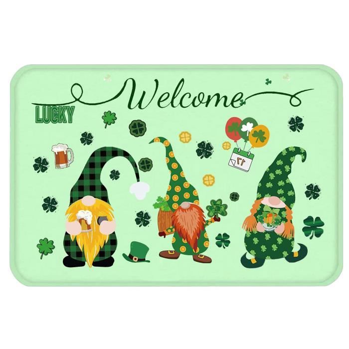 Kit de Décoration Maison Tapis bienvenue la SaintPatrick salon 13742jc