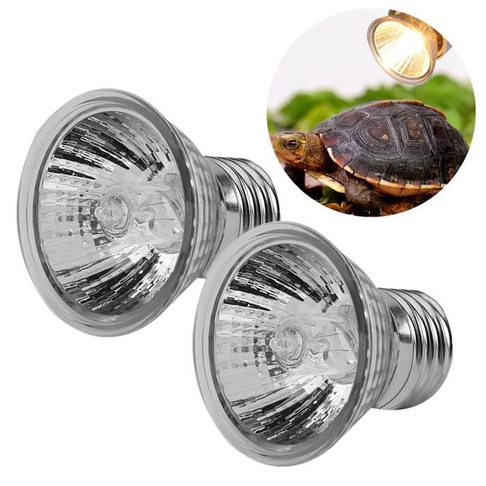 Comparer les prix de OL2 Lampe d'aquarium avec ampoule chauffante 75W pour tortues de reptiles 10697