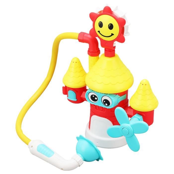 Jouet Arroseur Fusée OVNI Pour Enfants - Sprinkler D'Eau Extérieur Avec Jet 360° Et Accessoires