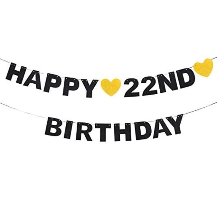 Decoration Anniversaire 22 Ans Achat Vente Pas Cher