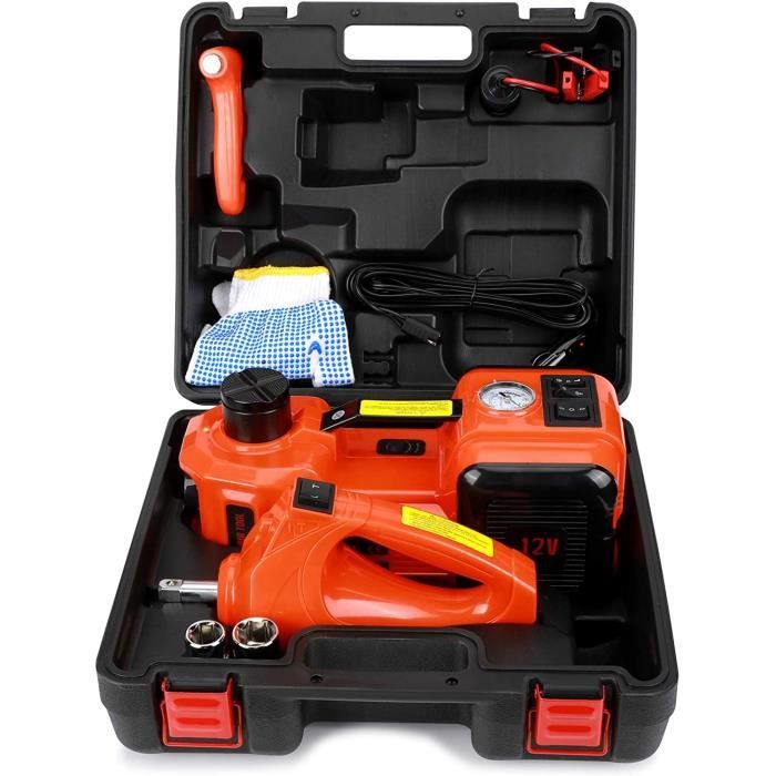 Cric à Ciseaux Dunlop 1,5 Tonne - Hauteur De Levage 26-38 Cm - Manuel, Certifié TÜV/GS, Pour Dépanner Votre Voiture