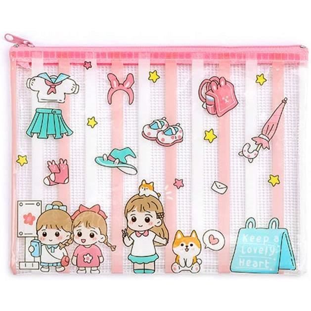 ARTGUTS Trousse 2 En 1 Kawaii Silicone Motif Cochon - Trousse à Crayons Pour Enfants Et Adultes