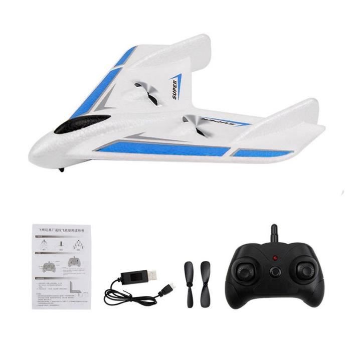 Avion télécommandé F22 Raptor pour enfants, avion RC en mousse 2.4G