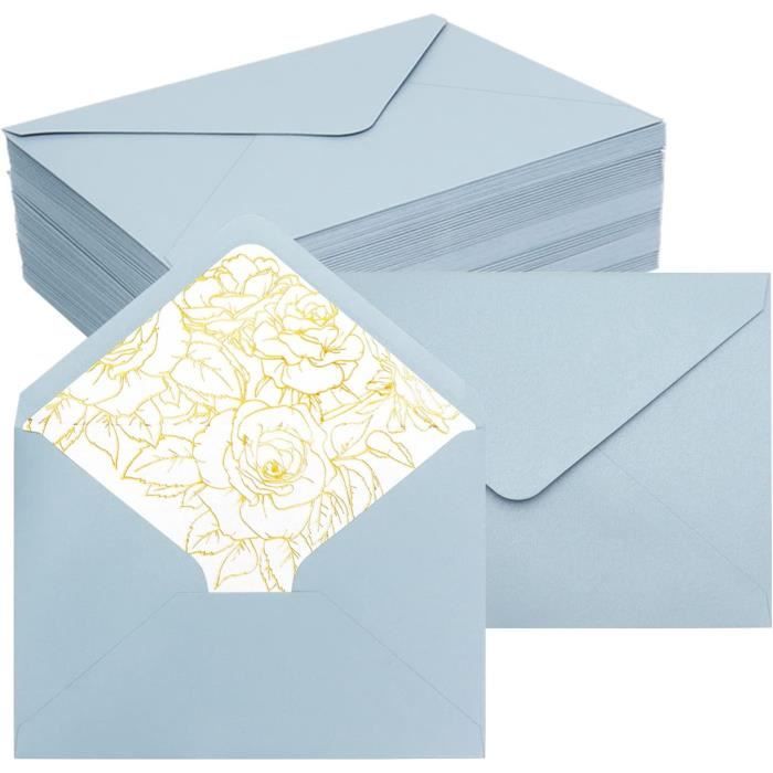 Mini Enveloppe Multicolores, 50 Pièces Enveloppe Kraft avec 50 Cartes  Vierges, pour Mariage de Cartes, Cartes Anniversaire, [300] - Cdiscount  Beaux-Arts et Loisirs créatifs