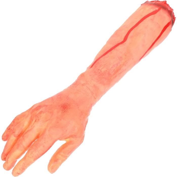 Faux couteau en plastique, accessoire d'halloween, bras d'horreur