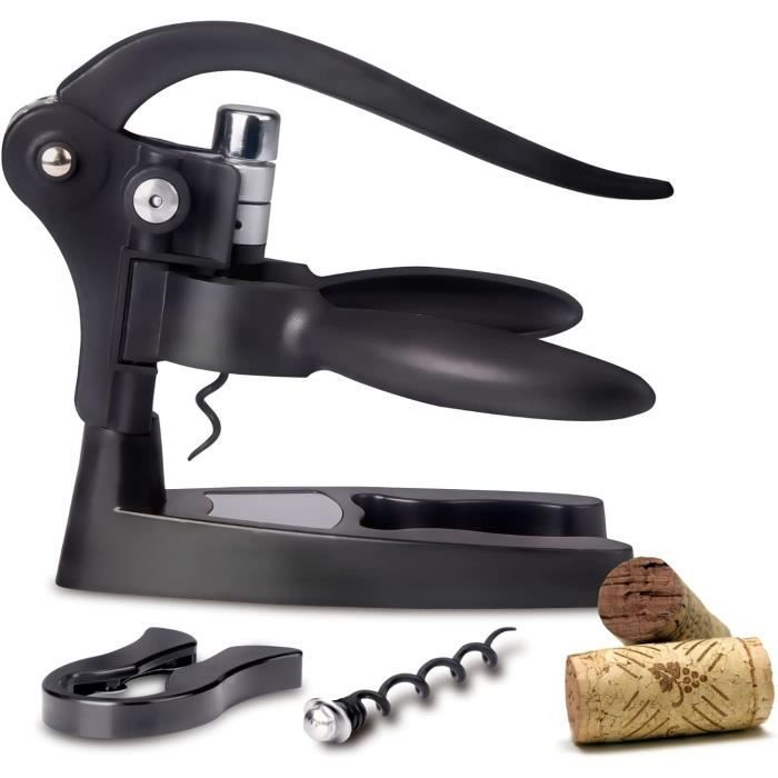 Tire-bouchon Laguiole – Levier Sommelier, Décapsuleur Inclus, Coffret Cadeau – Design élégant, Poignée Bois & Aluminium