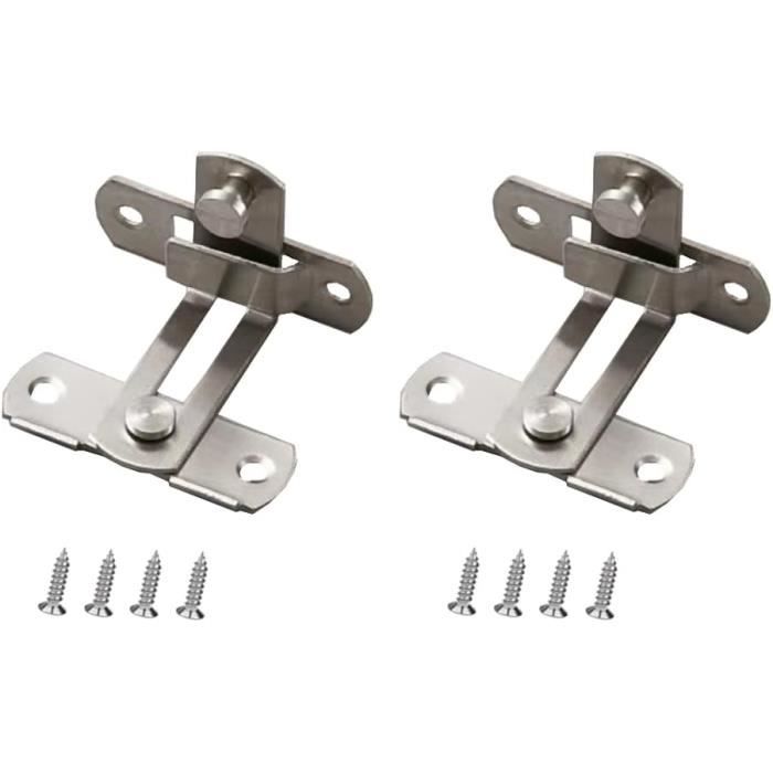 Petit 90 Degrés Angle Droit Serrure De Porte Verrou Verrou Push-pull Serrure Tige Boulon Grange Push Pull Doo