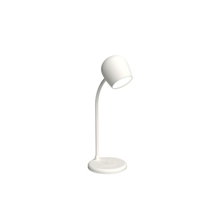 Chargeur sans fil avec lampe et haut Ellie KREAFUNK blanc Chargeur sans fil avec lampe et haut Ellie KREAFUNK blanc