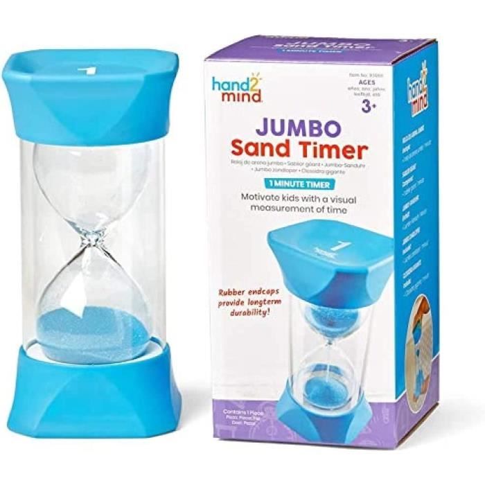 Kit De 6 Sabliers Colorés Pour Enfants - Durées 1/3/5/10/15/30 Minutes - Timer Ludique Pour Jeux, Devoirs, Brossage De Dents