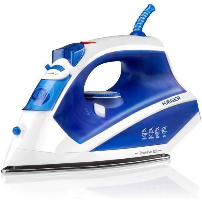 Fer à Repasser Vapeur Winkel SG6 2200W – Semelle Inox, Système Anti-Calcaire Prokal
