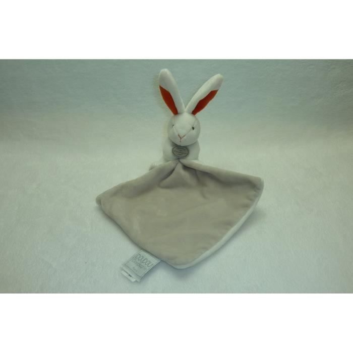 Doudou Lapin Peluche Avec Mouchoir Dc3067rs Doudou Et Compagnie Cdiscount Puericulture Eveil Bebe