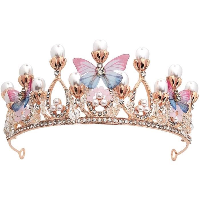 Tiara Cristal Couronne Strass Pour Enfant Couronne Diadème Princesse Fille  Bandeau Adult Cheveux Accessoires Vintage Cadeau pour31
