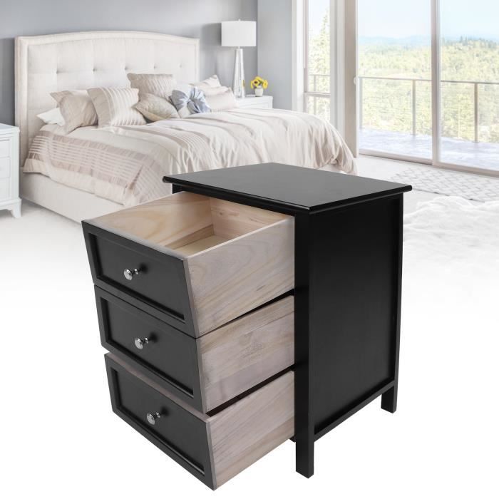 Table/Lot De 2 Table De Chevet Avec Tiroir Et Étagère Ouverte Table De Nuit 40 X 30 X 61,5 Cm Table D'Appoint Pour Salon Chambre Bureau Blanc