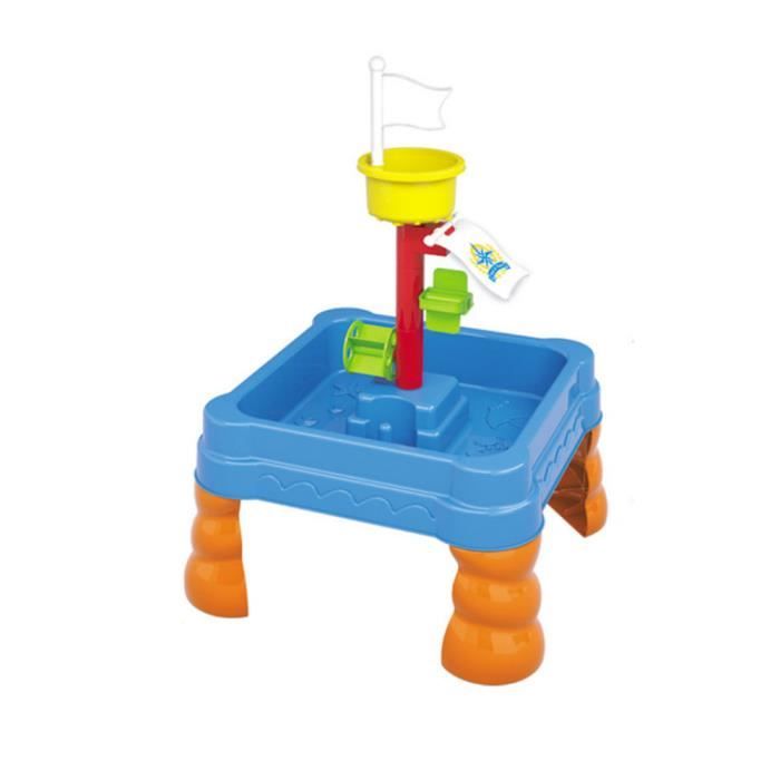 Bac à Sable Avec Tas De Sable Et Jouets Pour Enfants Dans Un Style Plat Bac A Sable Avec Pelle Seau Et Voiture Pour Enfants Sur Un Tas De Poudre Jaune Illustration Vectorielle