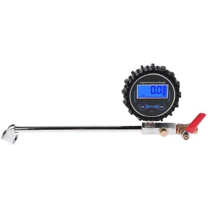 Cciio MANOMETRE CCIIO Gonfleur de Pneu à Double tête avec manomètre 0-200PSI ...