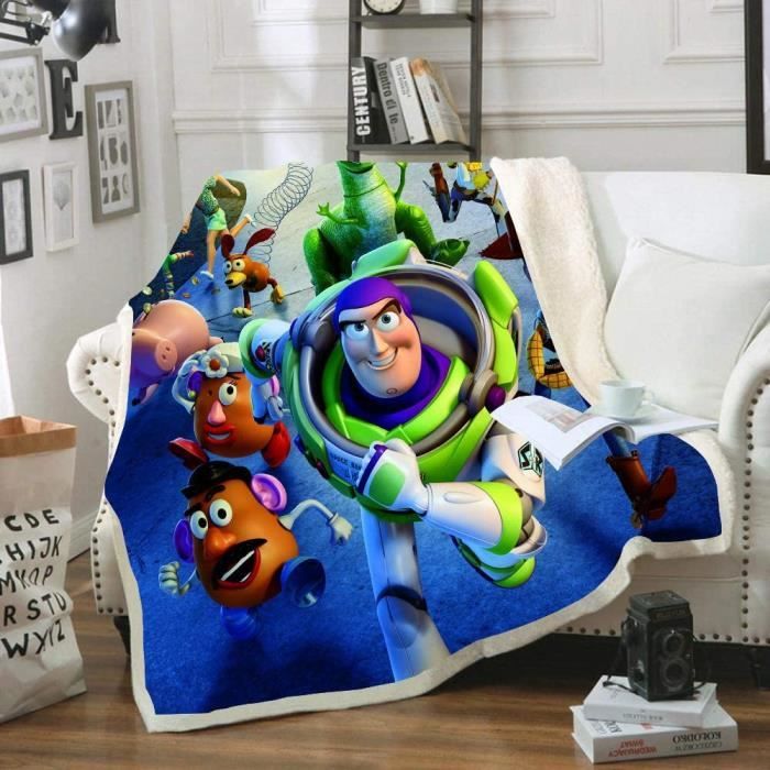 Couverture Polaire Toy Story - Multicolore - Rectangulaire - 60x120cm