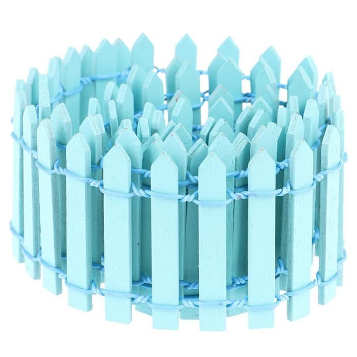 Clôture Décorative En Bois 90 Cm - Pour Jouet, Jardin Miniature, Décoration Flexible