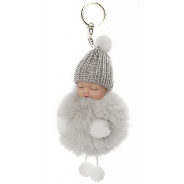 1 Porte Cles Bebe Poupon Realiste Peluche 16 Cm Mode Cdiscount Bagagerie Maroquinerie