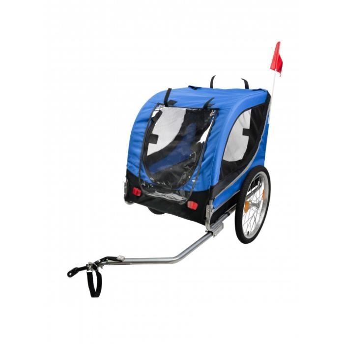 Bike original - Remorque bleue pour chien