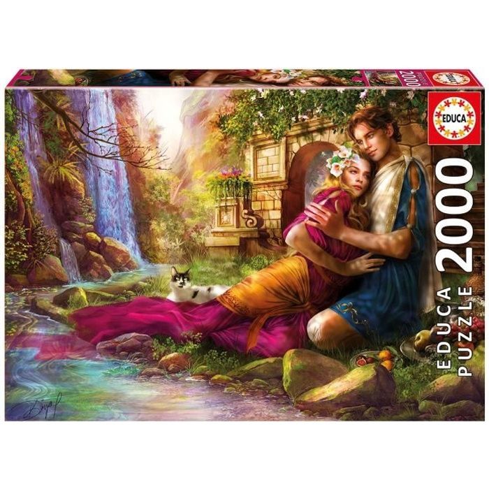 EDUCA Puzzle 2000 pièces Jardin Secret - Cdiscount Jeux - Jouets