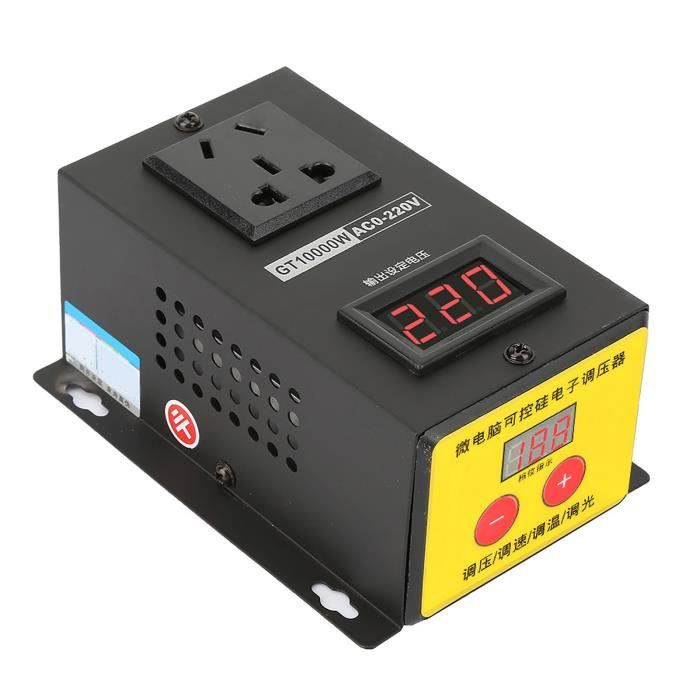 Régulateur De Tension Variable SCR – 220V AC – Puissance Max 5000W – Pour Usage Domestique/atelier