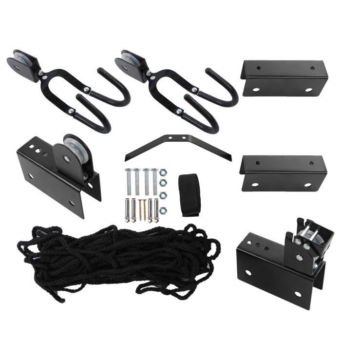 Système De Poulie De Plafond Pour Kayak – Support De Rangement Jusqu’à 54 Kg, Gain De Place Pour Garage Ou Abri De Jardin