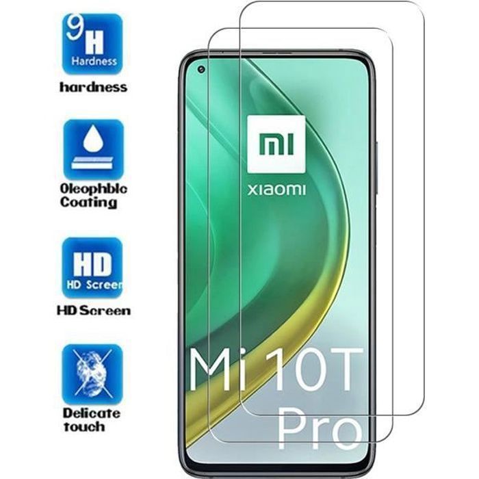 2 PCS Xiaomi Mi 10T Pro 5G Protecteur d'écran (6.67\
