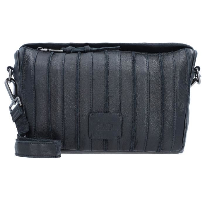 Sac Bandoulière Crossbody FREDsBRUDER Bestie - Cuir Véritable Noir, Réglable, Neuf Avec étiquettes