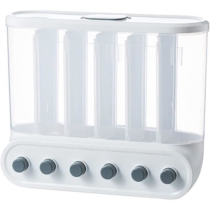 Bocaux Hermétiques Alimentaires 1800 Ml - Rangement Cuisine Pour Céréales, Farine, Riz
