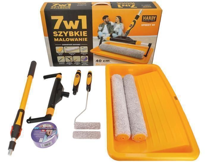 Kit De Peinture Premium PLiD - Rouleau, Bac, Pinceau, Abstreifgitter - Pour Intérieur/Extérieur