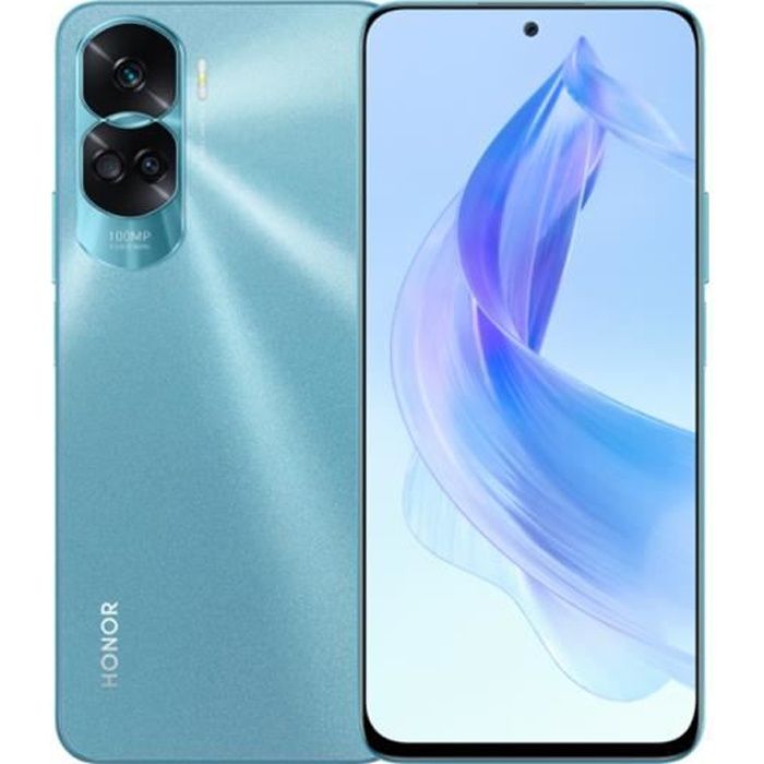 HONOR 90 Lite 5G 8GO 256GO Vert 6.7” LCD MediaTek Dimension 6020 4500mAh Charge rapide 22.5W Caméra Ultra nette 100 MP Smartphone