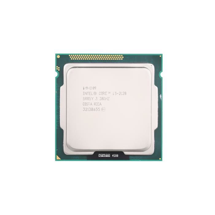 Vente Processeur PC Processeur Intel Core i3-2120 double cœur avec cache 3 GHz 3 Mo LGA 1155 (usagé - d'occasion)1299 pas cher Vente Processeur PC Processeur Intel Core i3-2120 double cœur avec cache 3 GHz 3 Mo LGA 1155 (usagé - d'occasion)1299 pas cher