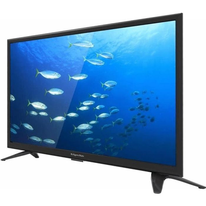 Téléviseur LED Krüger Matz 32 pouces HD Ready DLED TV KM0232 T2 Triple Tuner DVB T2 T C USB CI