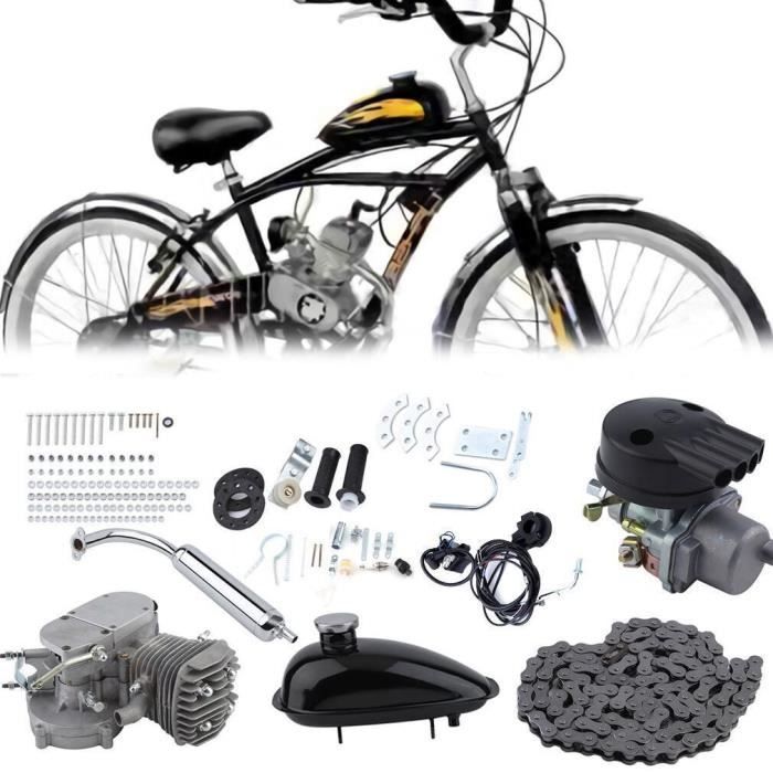 Kit moteur 2 temps pour vélo à essence, 100cc/80cc, Accessoires pour moteur  de bicyclette, Kit d'embrayage pour bricolage - AliExpress