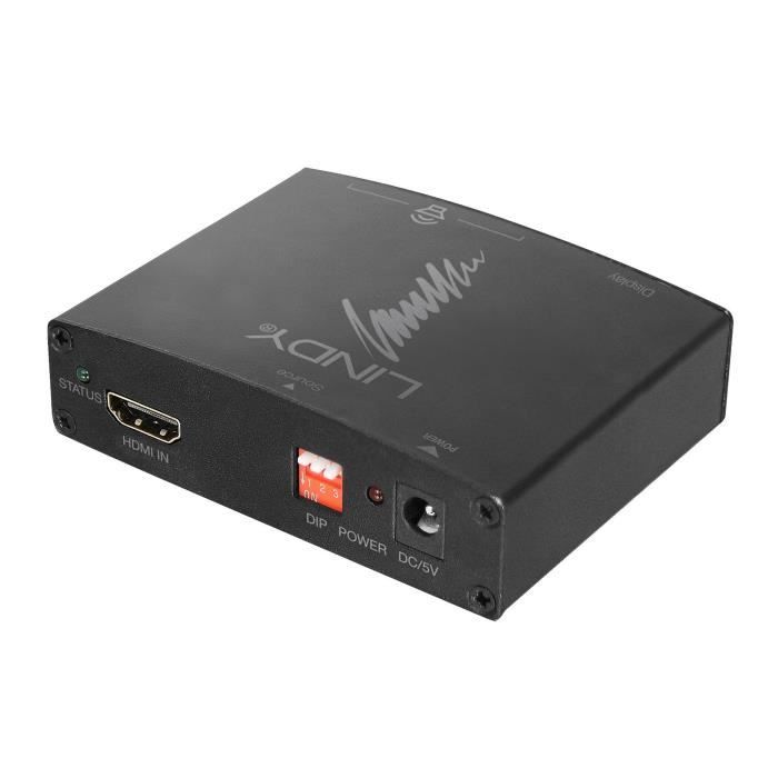 Lindy Extracteur audio HDMI 4K avec fonction Bypass
