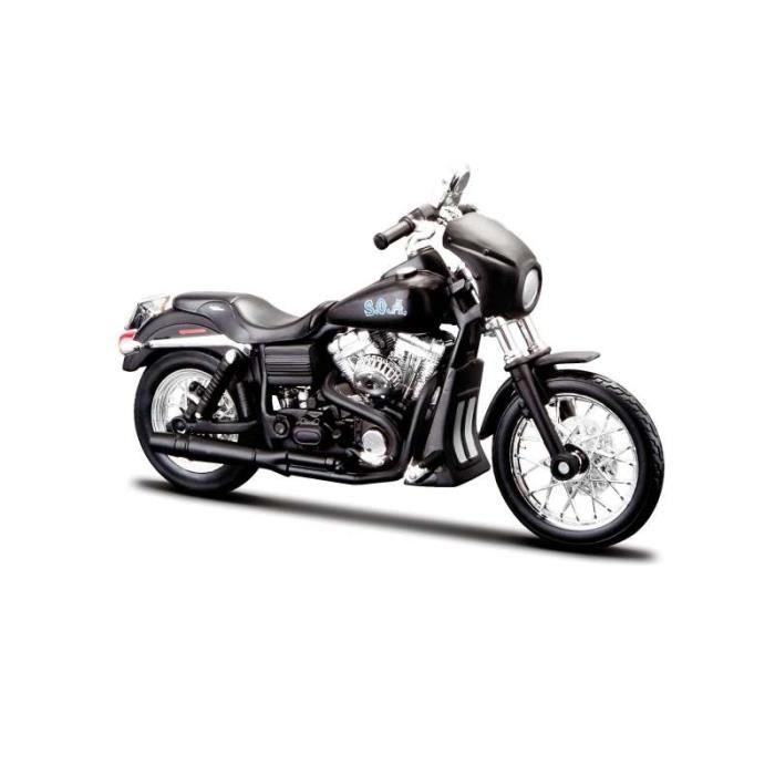 Miniature Moto Maisto Sons of Anarchy Harley Dyna Street Bob Alex TIG TRAGER Cdiscount Sante Mieux vivre