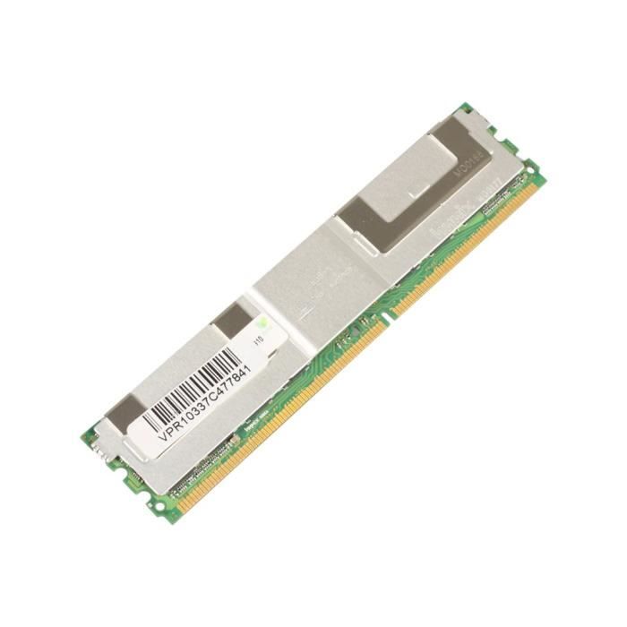 Micromemory DDR2 4 Go FB-DIMM 240-pin 667 MHz - PC2-5300 Pleinement mémorisé ECC - vue 1