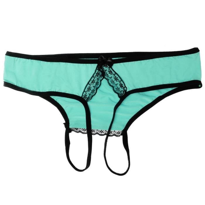 string vert fluo femme