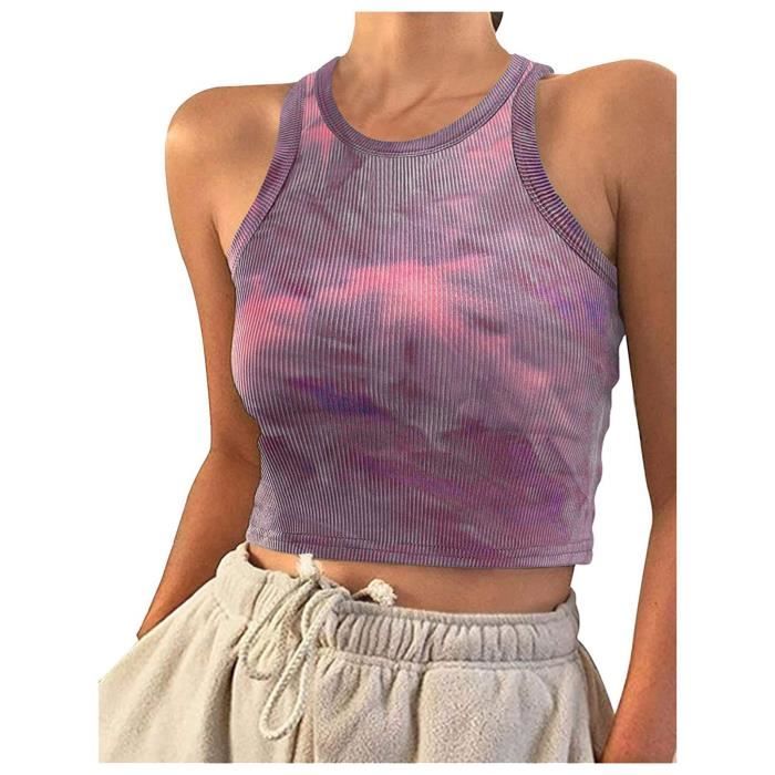 Crop Top Sport Femme Manches Longues - Sans Couture - 80% Polyester 20% élasthanne - Pour Yoga, Fitness, Running