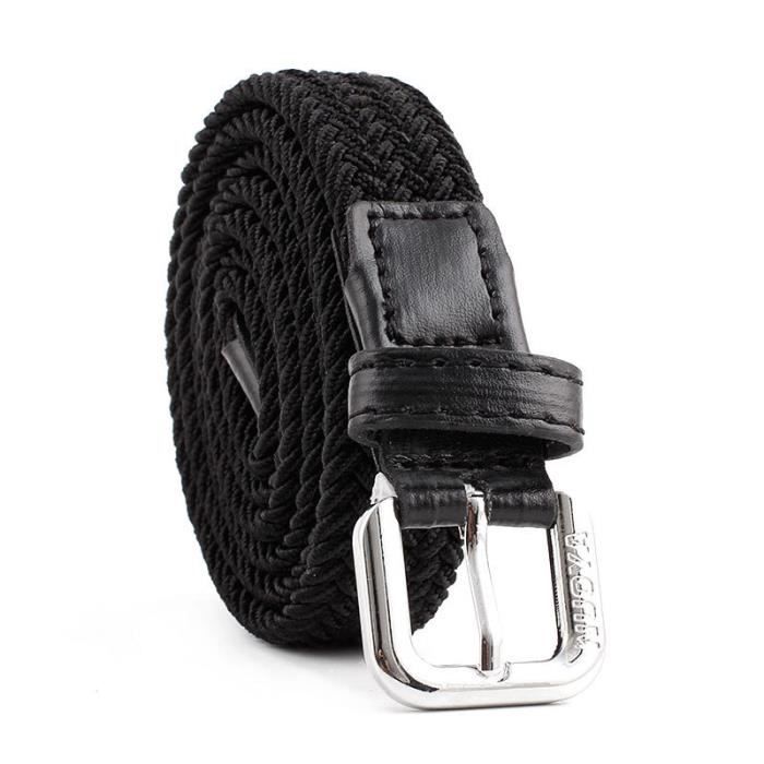 Ceinture en toile tissée - Haute Qualité - 120 CM - 3.8 CM - Accessoire