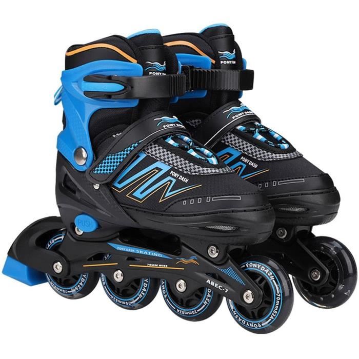 RUMOCOVO® Rollers en ligne pour Enfant Et Adulte Patins À roulettes  Alignées Ajustable Et Confortable Patins À roulettes