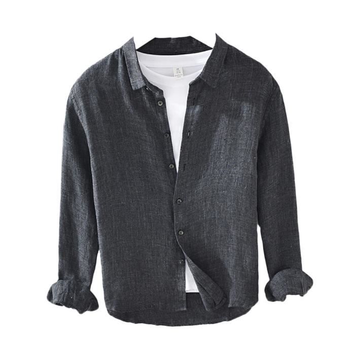Chemise D Ete Pour Homme Chemise Beau Longues Slim Tendance Pas Cher