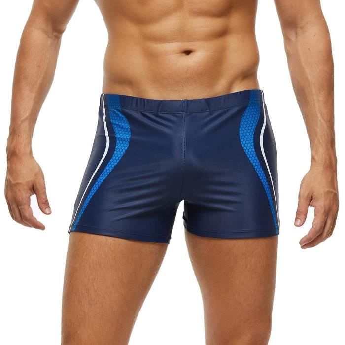 BOXER-SHORTY Maillot de Bain Homme Doublure avec Rembourré Souple Amovible  Cordon de Serrage Réglable Confortable 173 Rayure bleue - Cdiscount  Prêt-à-Porter