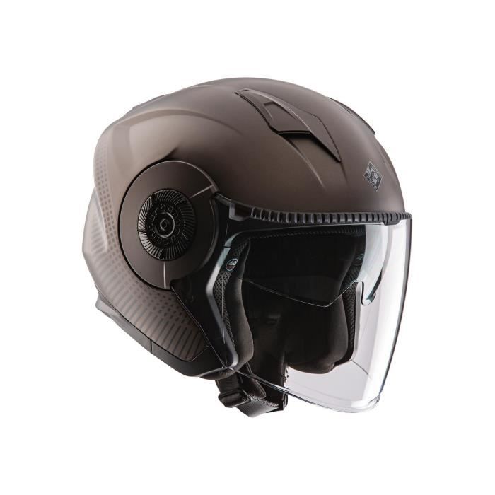 TUCANO URBANO Helm EL TANGE - Jethelm ECE 22.05, 1350 G, Mit Sonnenvisier & Belüftung