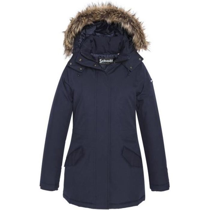 Parka Marine Femme Schott Tfrey