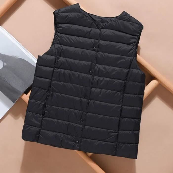 Gilet Femme Galvin Green Noir - Coupe-vent Léger Microfibre - Taille M (UK12)