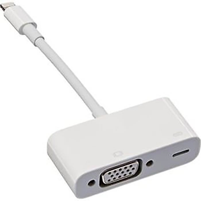 1080P Apple Lightning to VGA Adapter for iPhone iPad MD825AMA Model